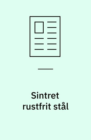 Sintret rustfrit stål