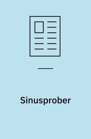 Sinusprober