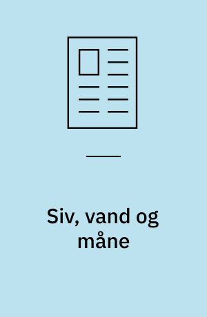 Siv, vand og måne : et essay-digt om et billede (Tai Wén-Chin, Kina omkring 1446: Sovende fisker i en båd)