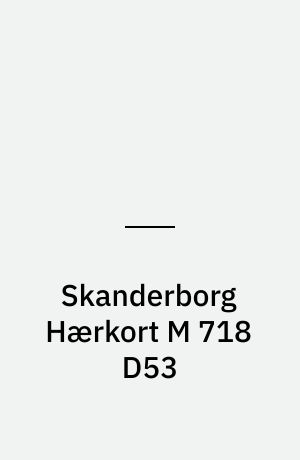 Skanderborg Hærkort M 718 D53 : Danmark 1:50 000 (2 cm) (Stor skrift)
