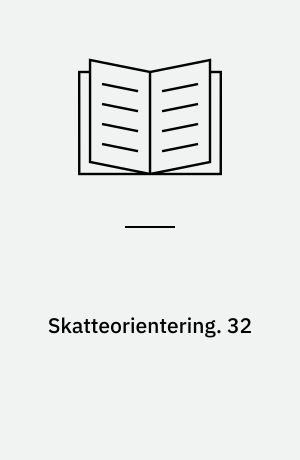 Skatteorientering : artikler. 32