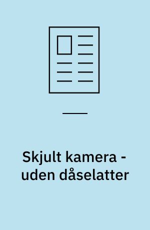 Skjult kamera - uden dåselatter