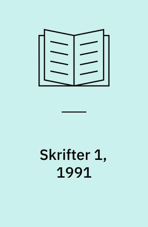 Skrifter 1, 1991
