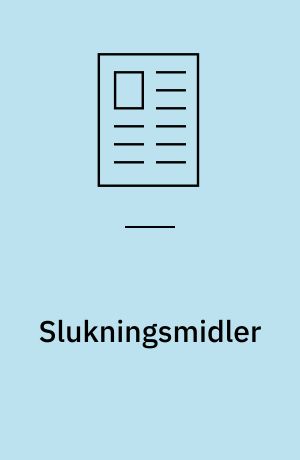 Slukningsmidler