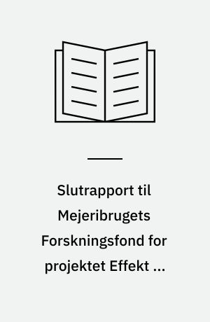 Slutrapport til Mejeribrugets Forskningsfond for projektet Effekt af høje hydrostatiske tryk på valleproteiners konformation, hydrolyse og geldannelse