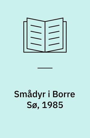 Smådyr i Borre Sø, 1985