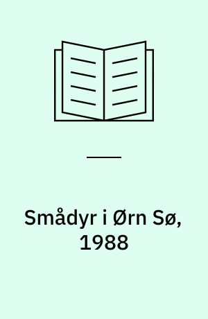 Smådyr i Ørn Sø, 1988
