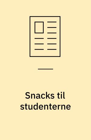 Snacks til studenterne