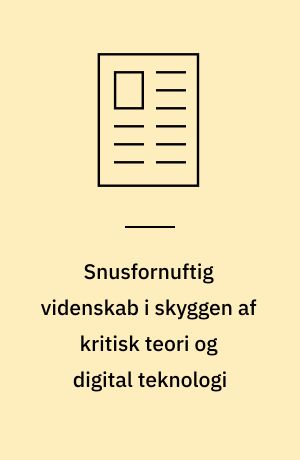 Snusfornuftig videnskab i skyggen af kritisk teori og digital teknologi : tanker om kunsthistoriens arkiv og det ræsonnerende katalog