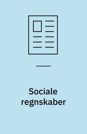 Sociale regnskaber
