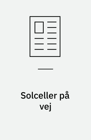 Solceller på vej