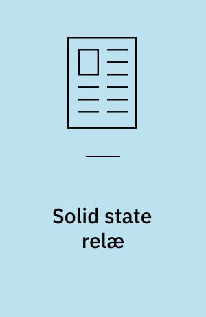 Solid state relæ