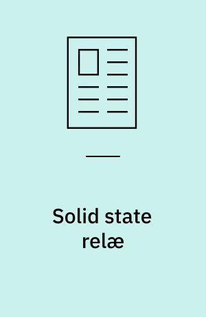 Solid state relæ