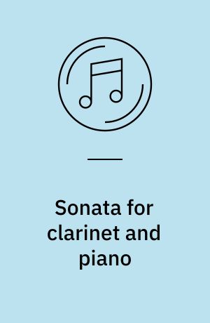 Sonata for clarinet and piano