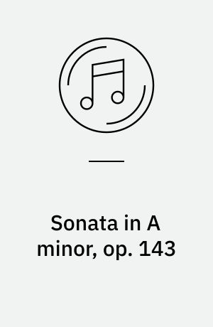 Sonata in A minor, op. 143: Impromptu in B flat, p. 142, no. 3 ; Impromptu in E flat, op. 90, no. 2