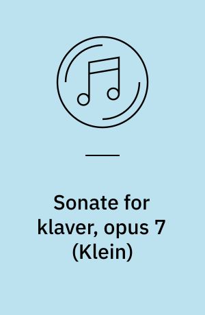 Sonate for klaver, opus 7
