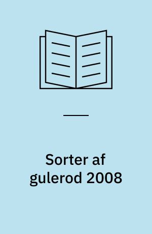 Sorter af gulerod 2008