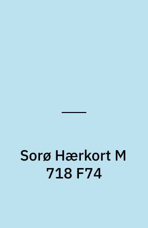 Sorø Hærkort M 718 F74 : Danmark 1:50 000 (2 cm)