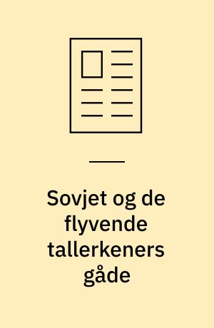 Sovjet og de flyvende tallerkeners gåde