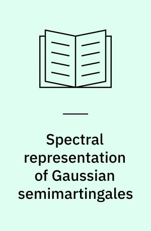 Spectral representation of Gaussian semimartingales