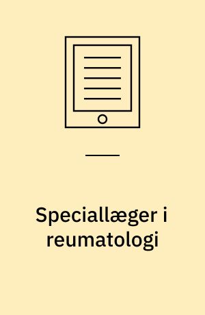 Speciallæger i reumatologi