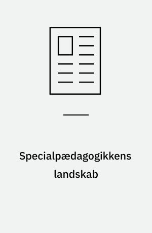 Specialpædagogikkens landskab