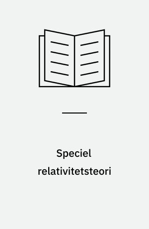 Speciel relativitetsteori