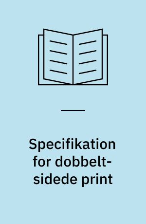 Specifikation for dobbelt-sidede print