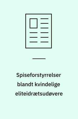 Spiseforstyrrelser blandt kvindelige eliteidrætsudøvere