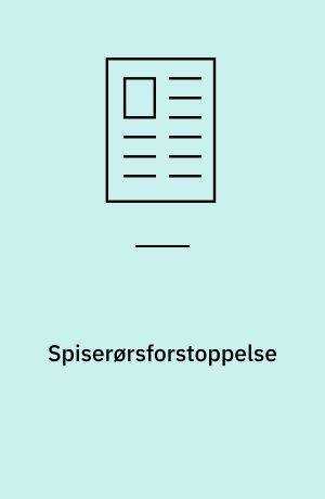 Spiserørsforstoppelse