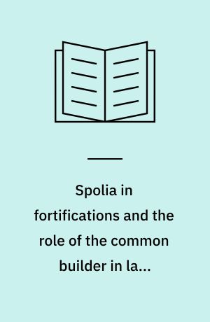 Spolia in fortifications and the role of the common builder in late antiquity