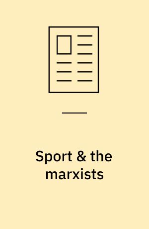 Sport & the marxists