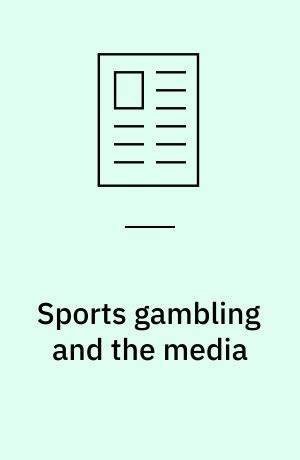 Sports gambling and the media