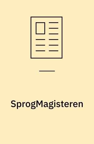 SprogMagisteren