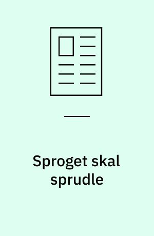 Sproget skal sprudle: Snak noget mere med børn