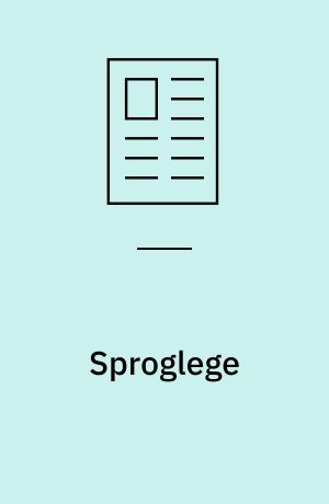 Sproglege