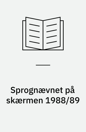 Sprognævnet på skærmen 1988/89 : 1-164