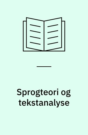 Sprogteori og tekstanalyse