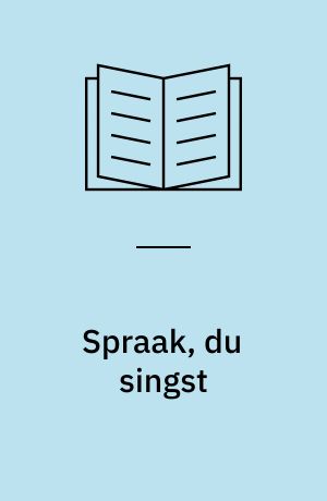 Spraak, du singst : kleine Lyrik-Anthologie