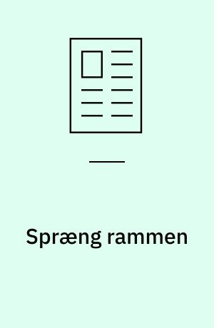 Spræng rammen : om fotoautomaten som kreativt udtryksmiddel