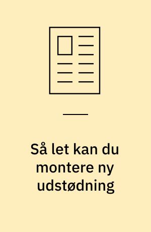 Så let kan du montere ny udstødning
