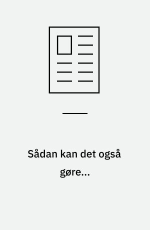 Sådan kan det også gøre... : modelbygning i 1:45