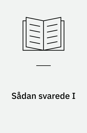 Sådan svarede I : oplysninger fra kommunerne om behandlingen af revaliderings- og førtidspensionssager