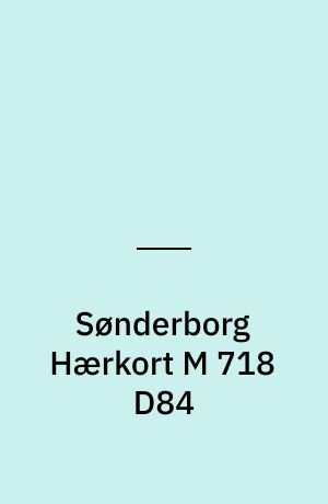 Sønderborg Hærkort M 718 D84 : Danmark 1:50 000 (2 cm) (Stor skrift)