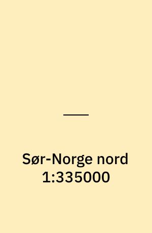 Sør-Norge nord 1:335000 : bil- og turistkart