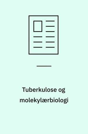 Tuberkulose og molekylærbiologi