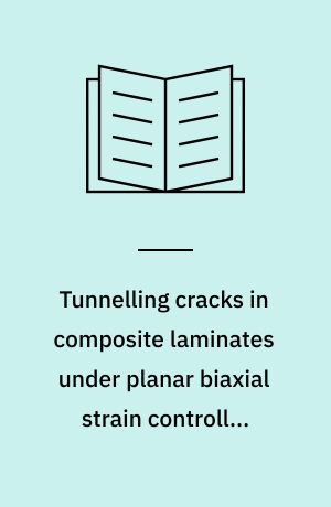 Tunnelling cracks in composite laminates under planar biaxial strain controlled fatigue loading : Ph.D. thesis