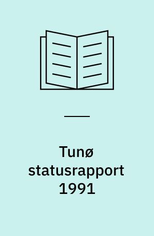 Tunø statusrapport 1991