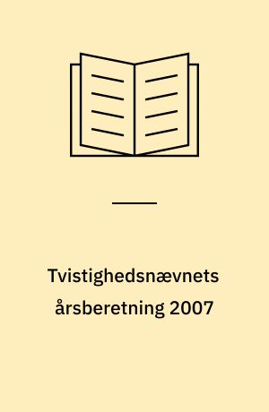 Tvistighedsnævnets årsberetning 2007