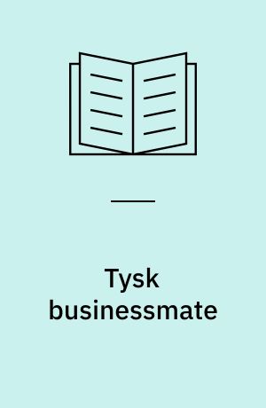 Tysk businessmate : tysk parlør til forretningsrejsen